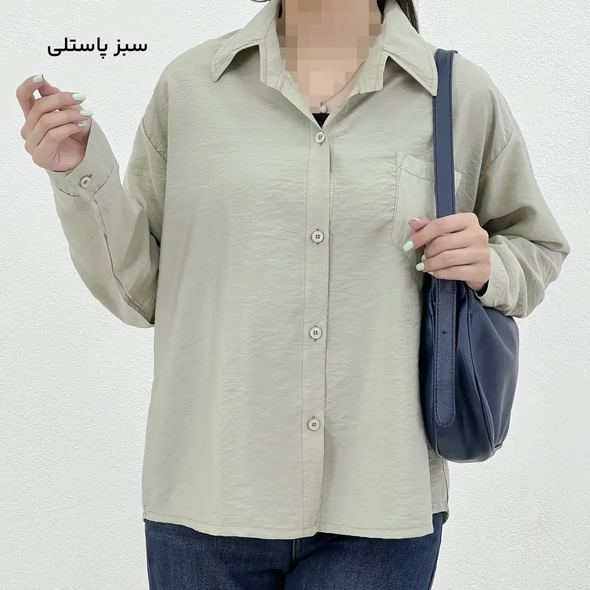 شومیز زنانه سیلک تک جیب | آی بولک