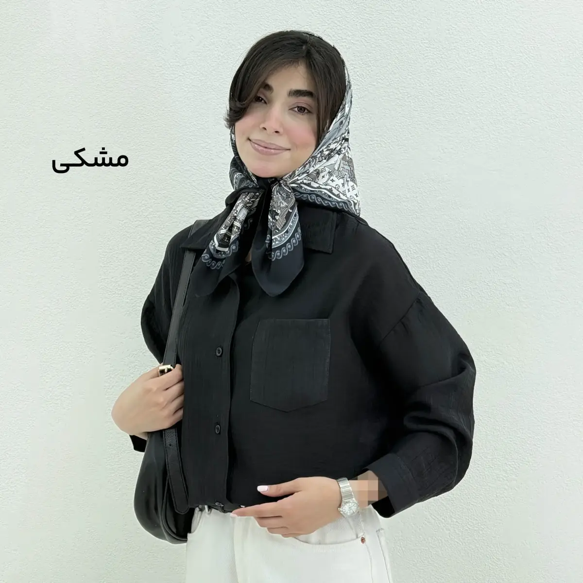 شومیز زنانه پری شیشه ای جیب دار | آی بولک