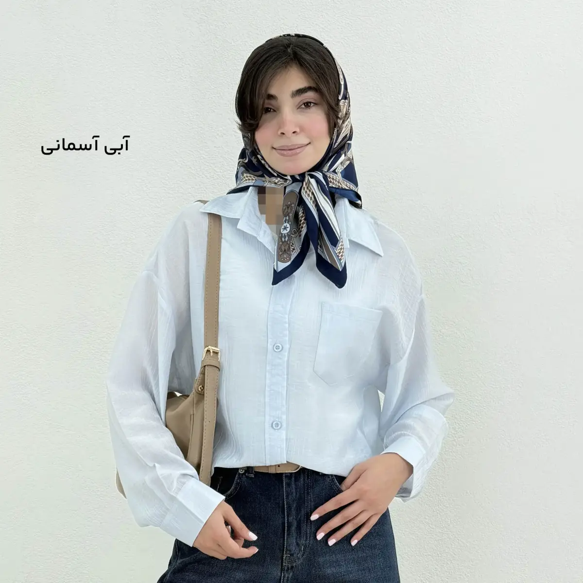 شومیز زنانه پری شیشه ای جیب دار | آی بولک