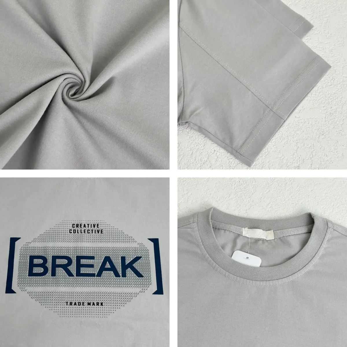 تیشرت مردانه یقه گرد BREAK | آی بولک