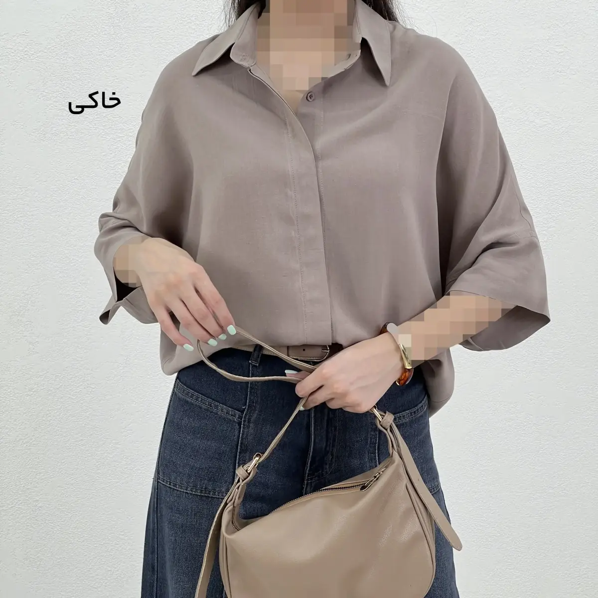 شومیز زنانه لینن مینیمال | آی بولک