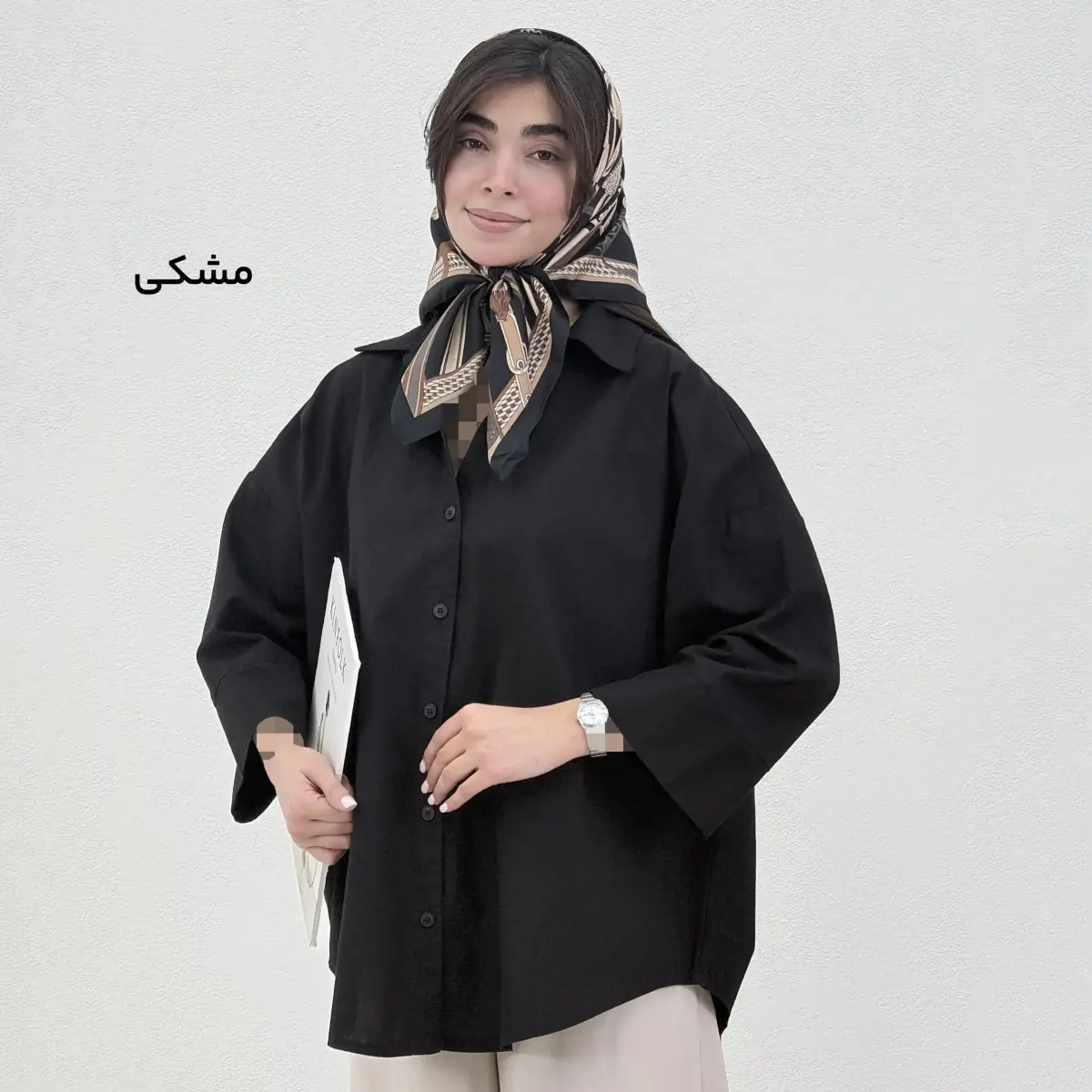 شومیز زنانه لینن پشت پیله نیکا | آی بولک