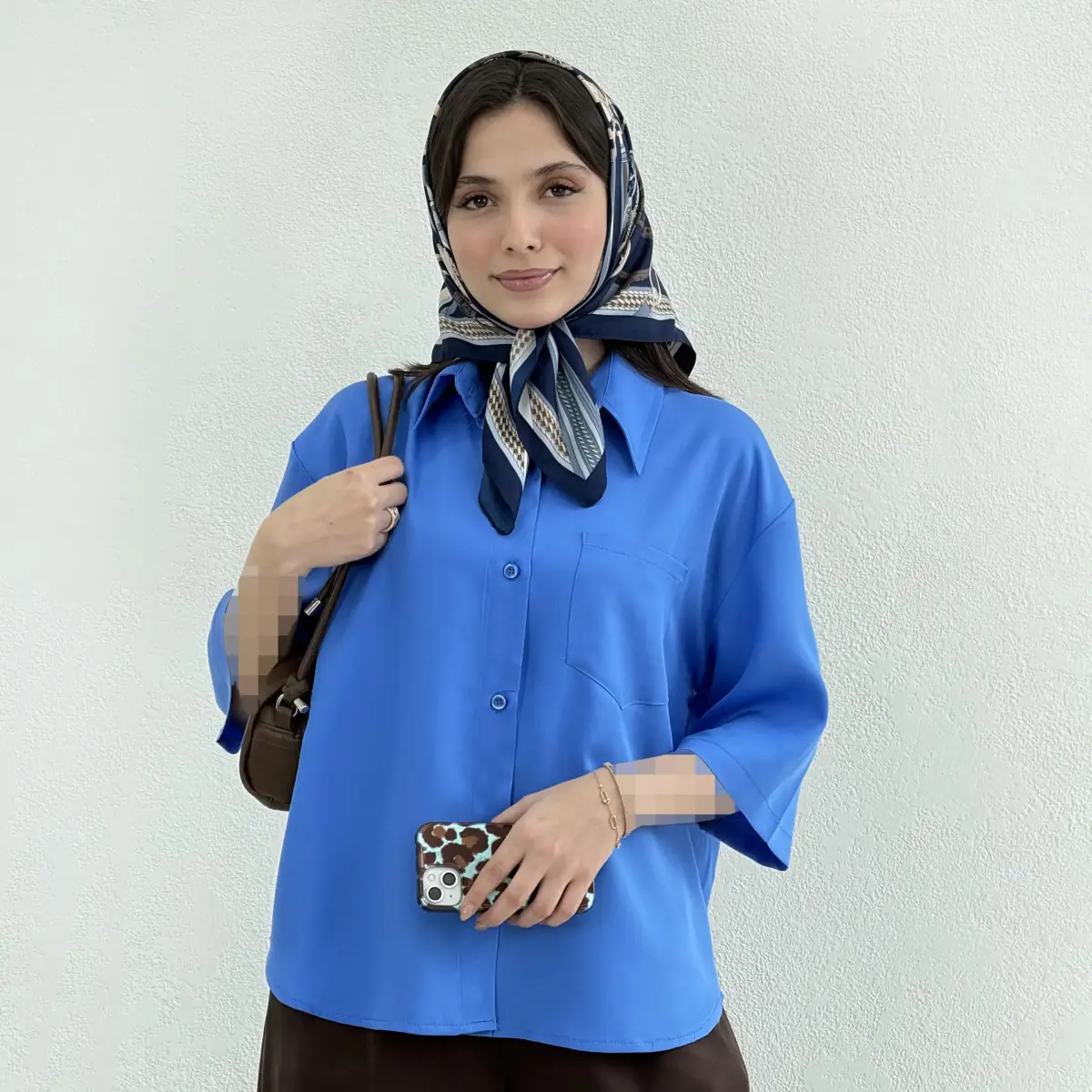 شومیز زنانه سیلک بیسیک رنگی | آی بولک