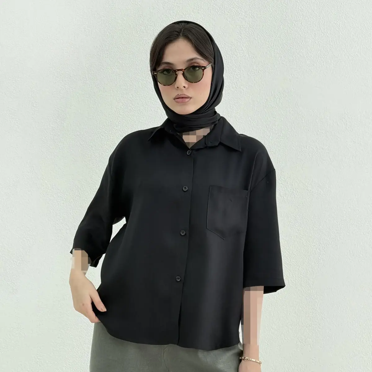 شومیز زنانه سیلک بیسیک رنگی | آی بولک