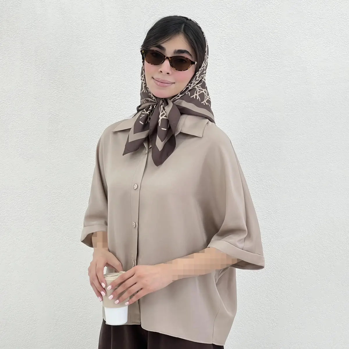 شومیز زنانه مودال آستین کیمونو | آی بولک