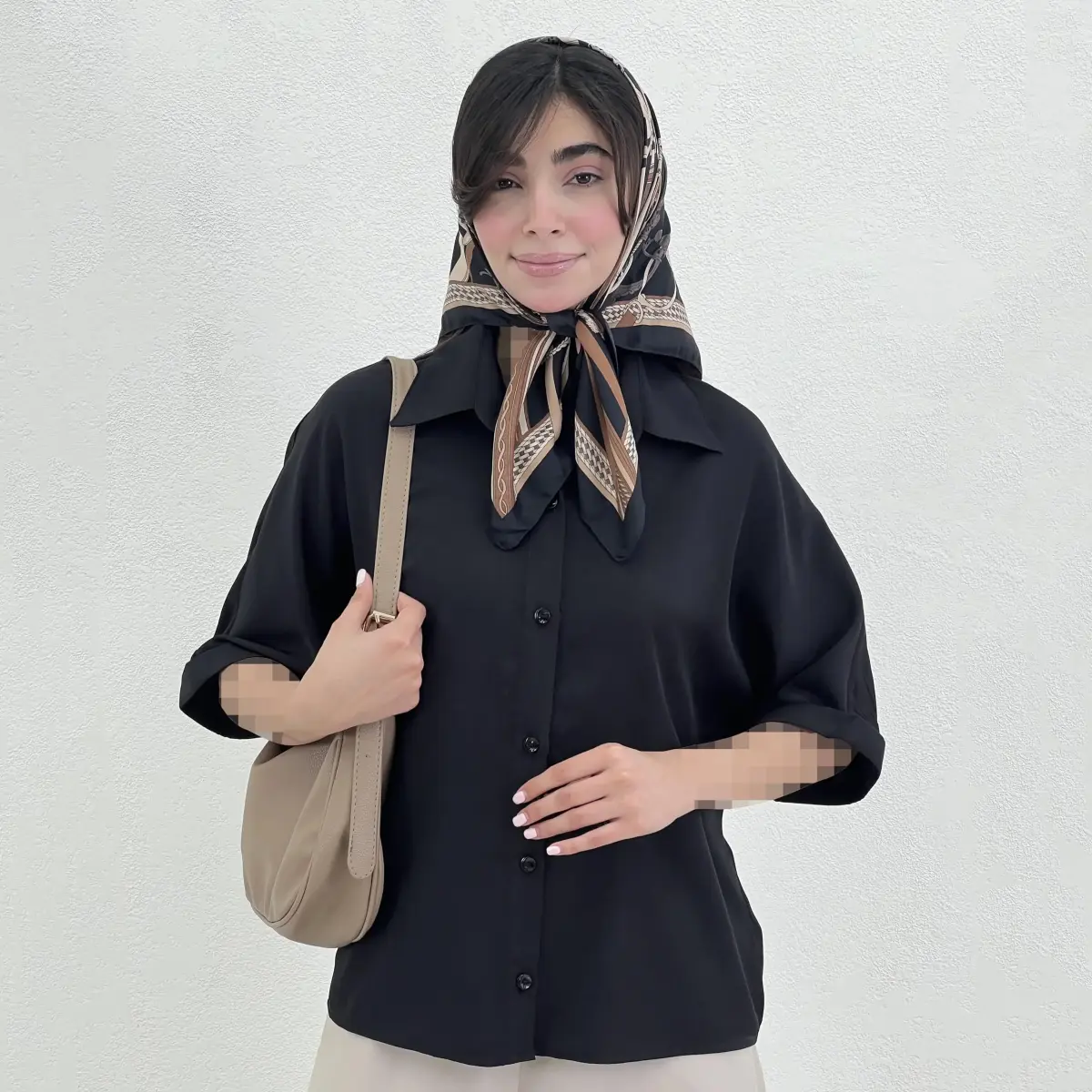 شومیز زنانه مودال آستین کیمونو | آی بولک