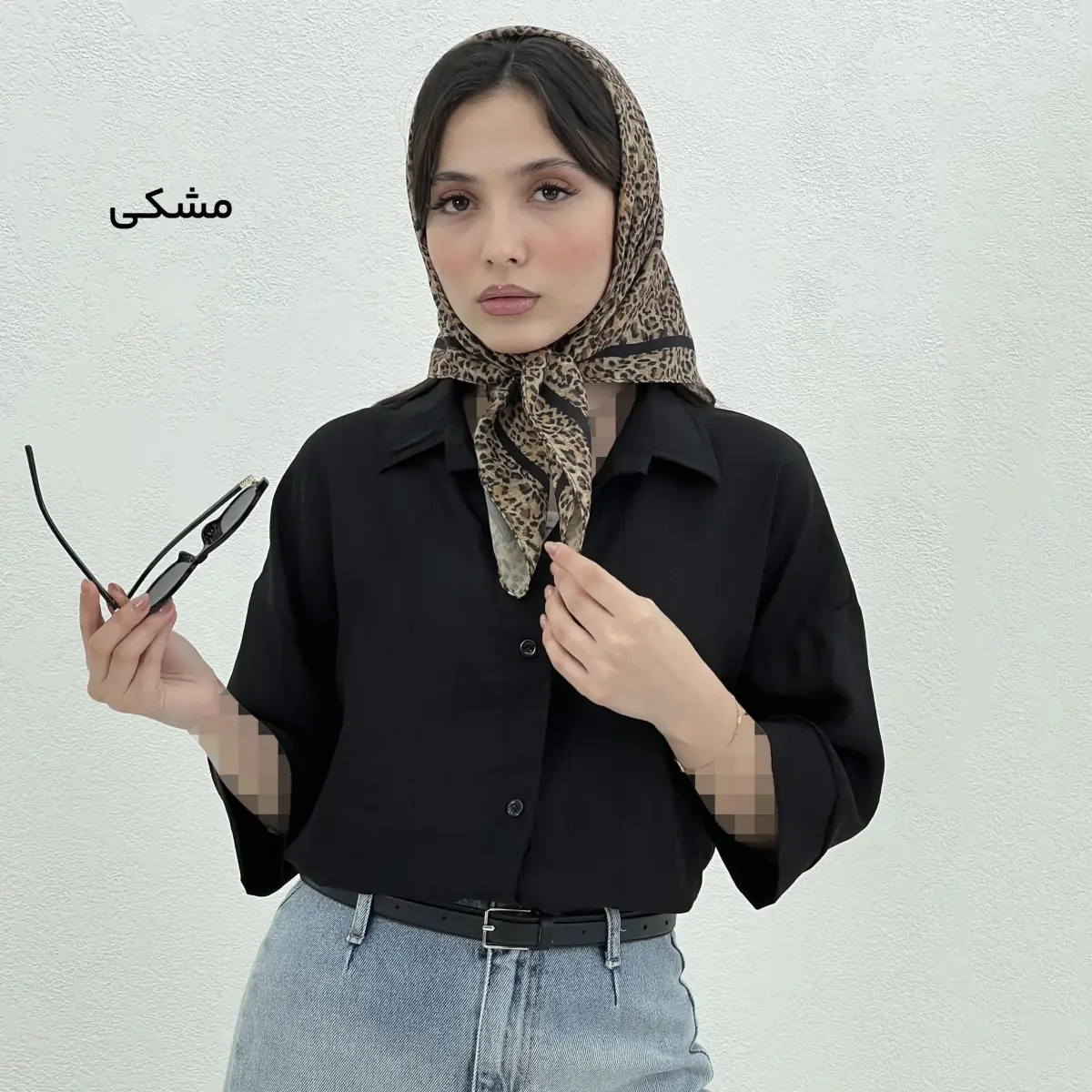 شومیز باکسی زنانه یقه مردانه NR | آی بولک