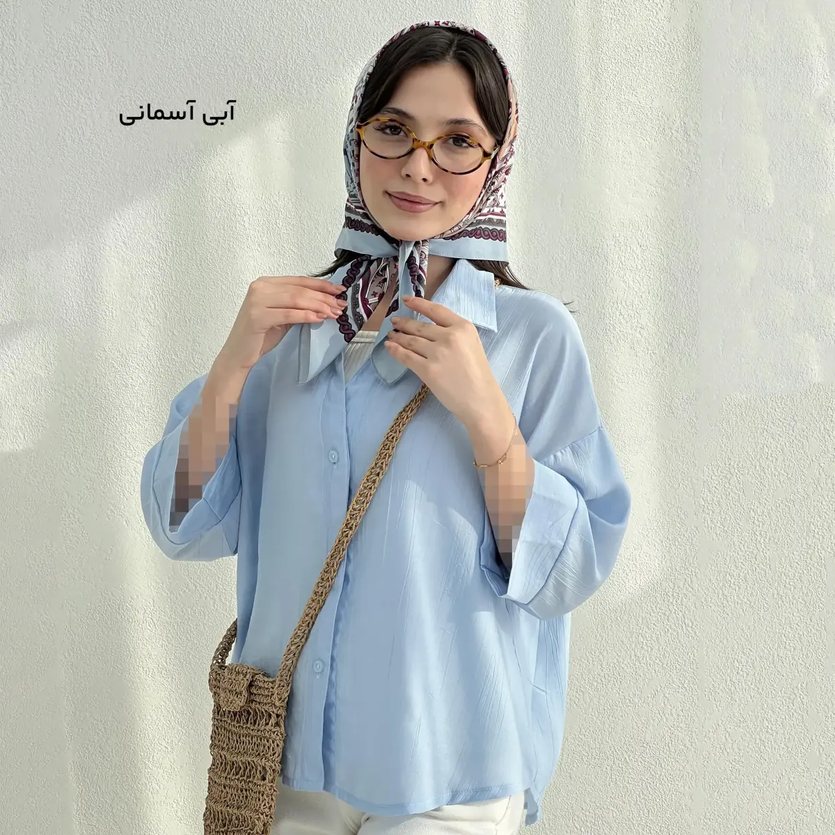 شومیز باکسی زنانه یقه مردانه NR | آی بولک