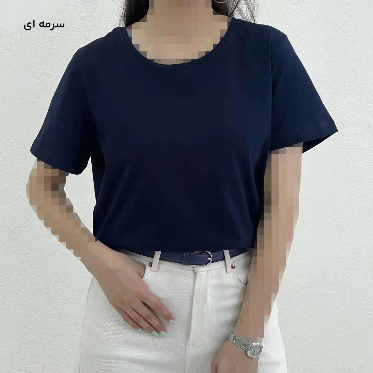 تیشرت زنانه مینیمال پشت گره ای | آی بولک