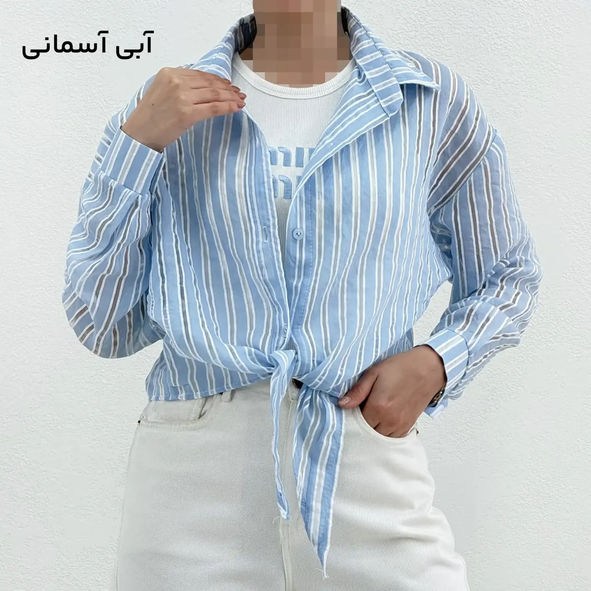 شومیز گره ای با تاپ زنانه | آی بولک
