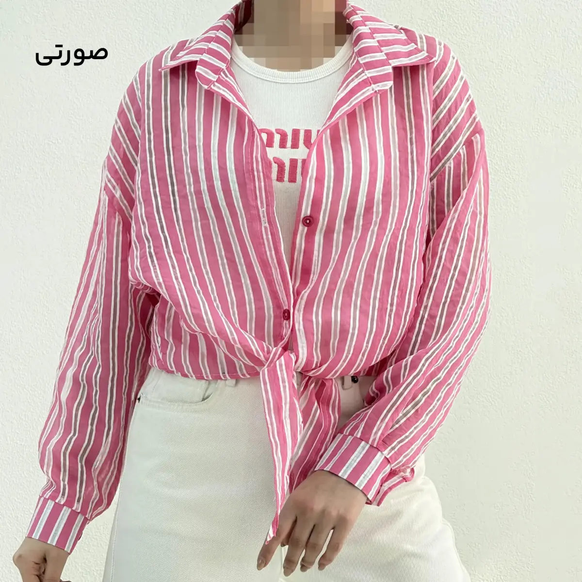شومیز گره ای با تاپ زنانه | آی بولک