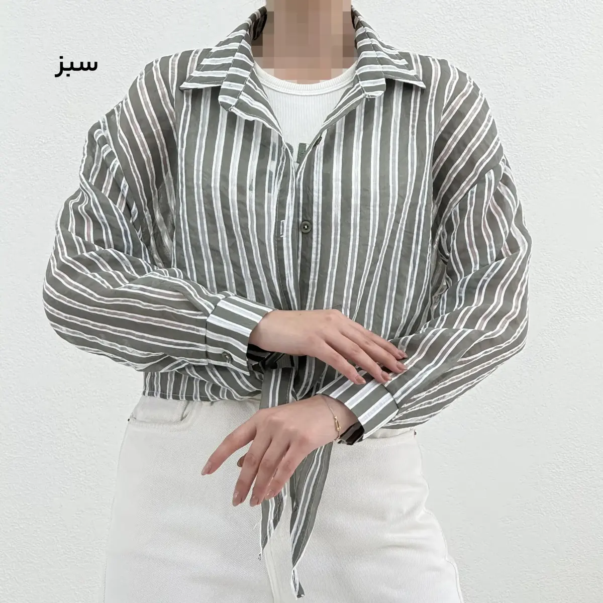 شومیز گره ای با تاپ زنانه | آی بولک