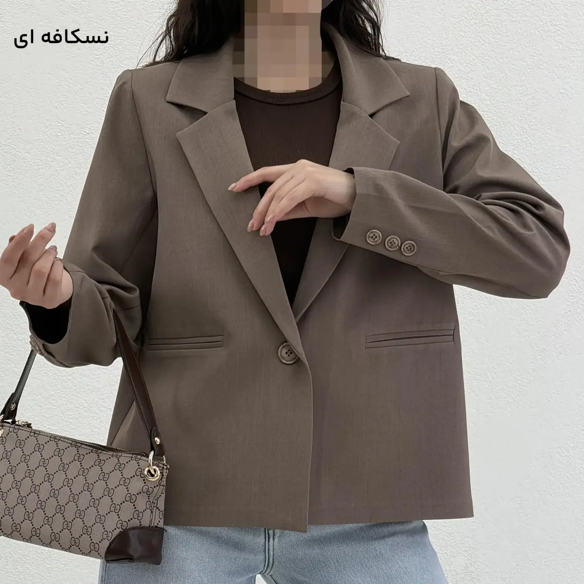 کت زنانه اسپرت تک دکمه | آی بولک
