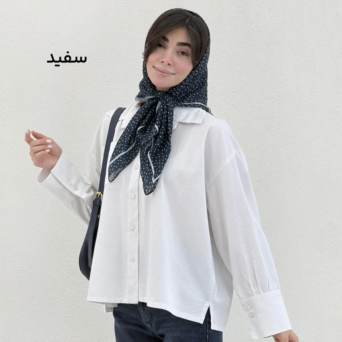 شومیز زنانه لینن قواره دار تک جیب | آی بولک