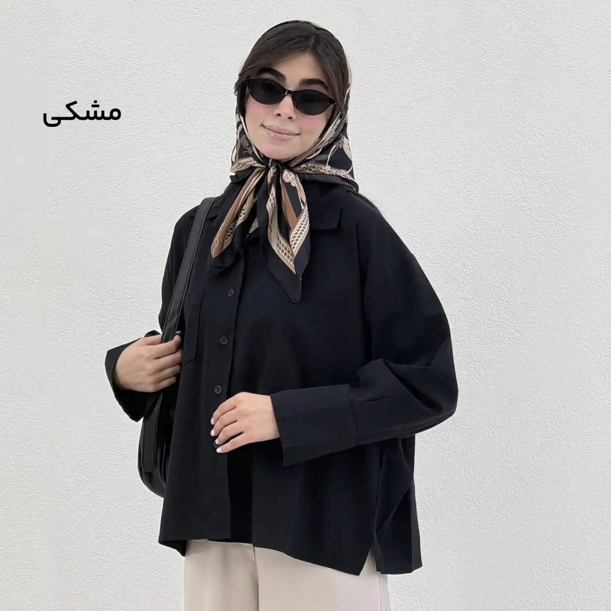 شومیز زنانه لینن قواره دار تک جیب | آی بولک