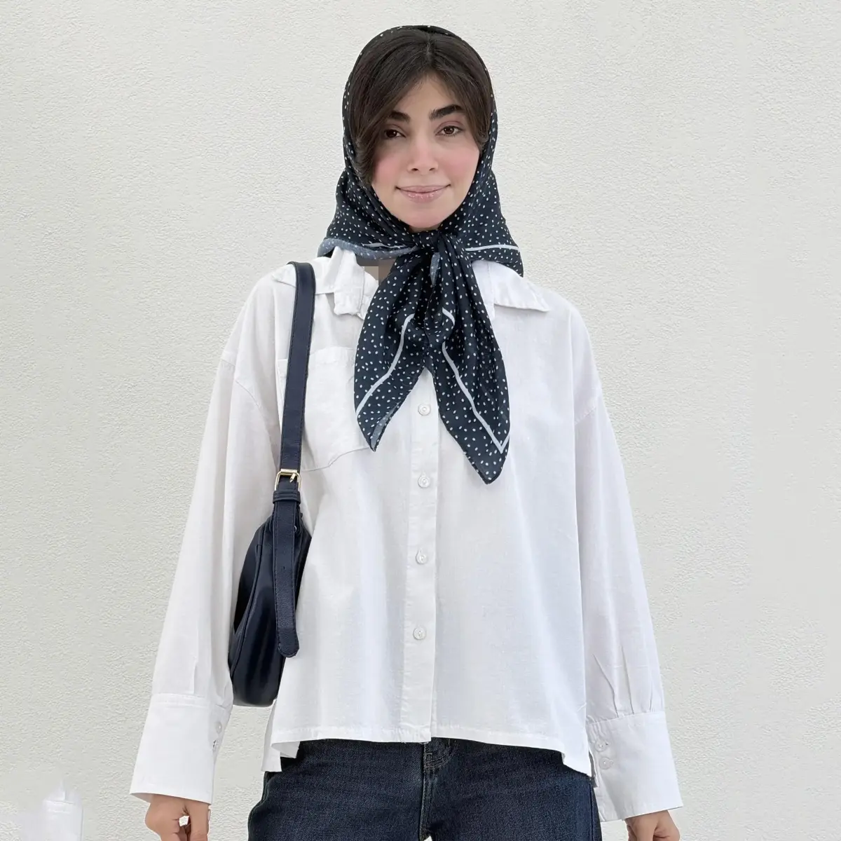 شومیز زنانه لینن قواره دار تک جیب | آی بولک