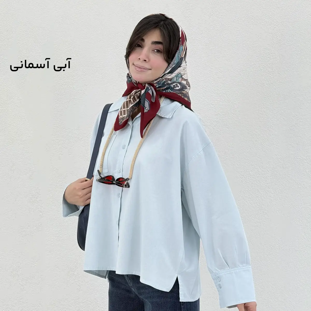 شومیز زنانه لینن قواره دار تک جیب | آی بولک