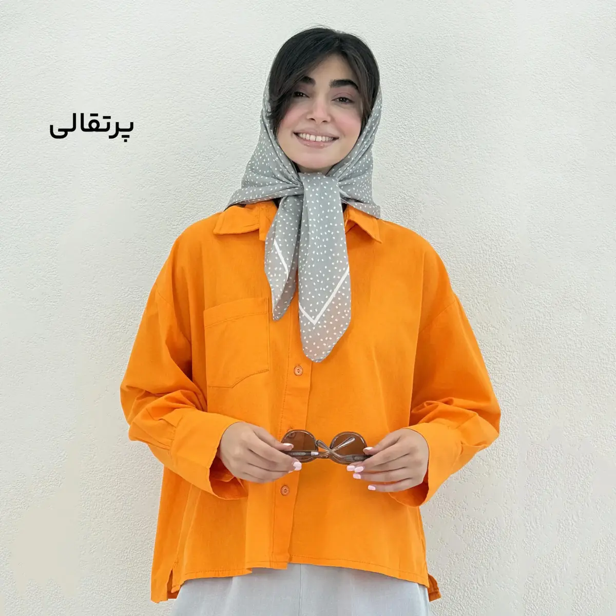شومیز زنانه لینن قواره دار تک جیب | آی بولک