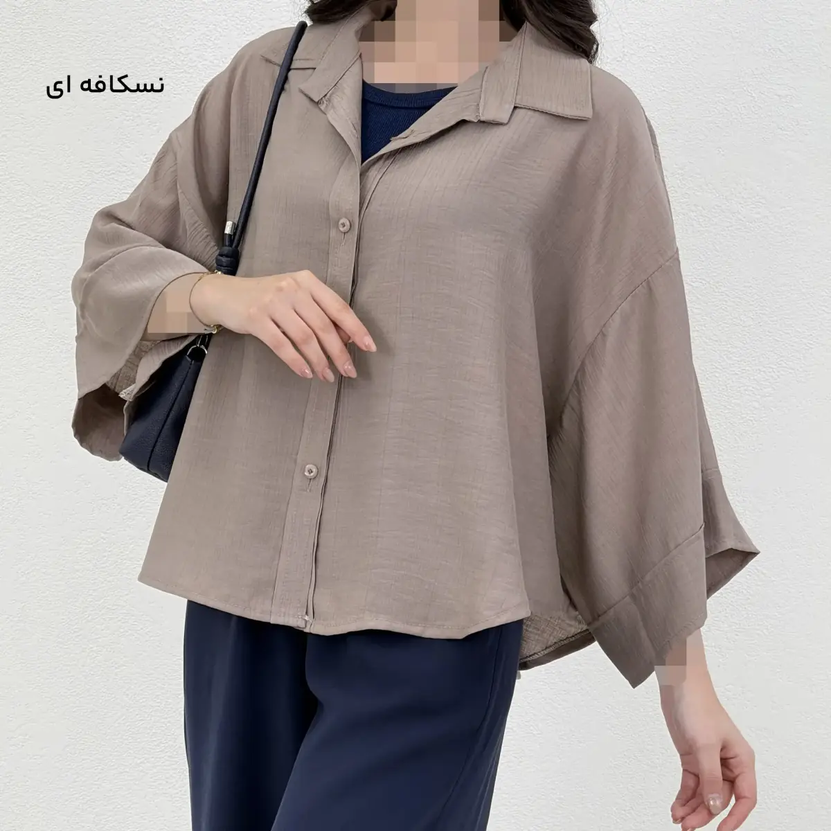 شومیز باکسی زنانه رنگی NR | آی بولک