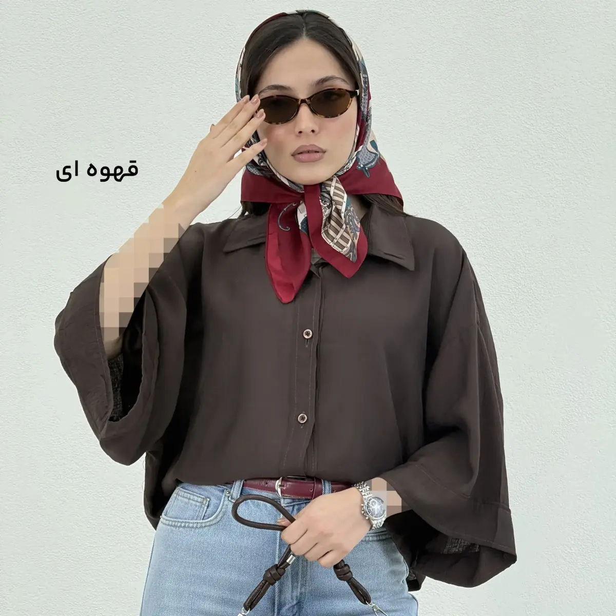 شومیز باکسی زنانه رنگی NR | آی بولک