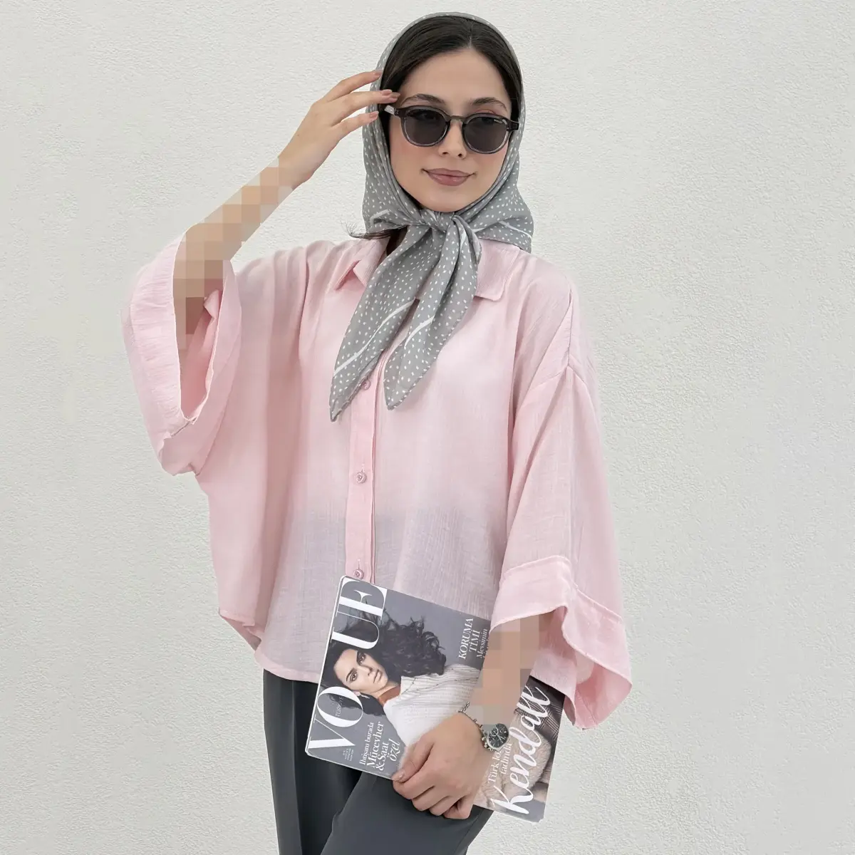 شومیز باکسی زنانه رنگی NR | آی بولک
