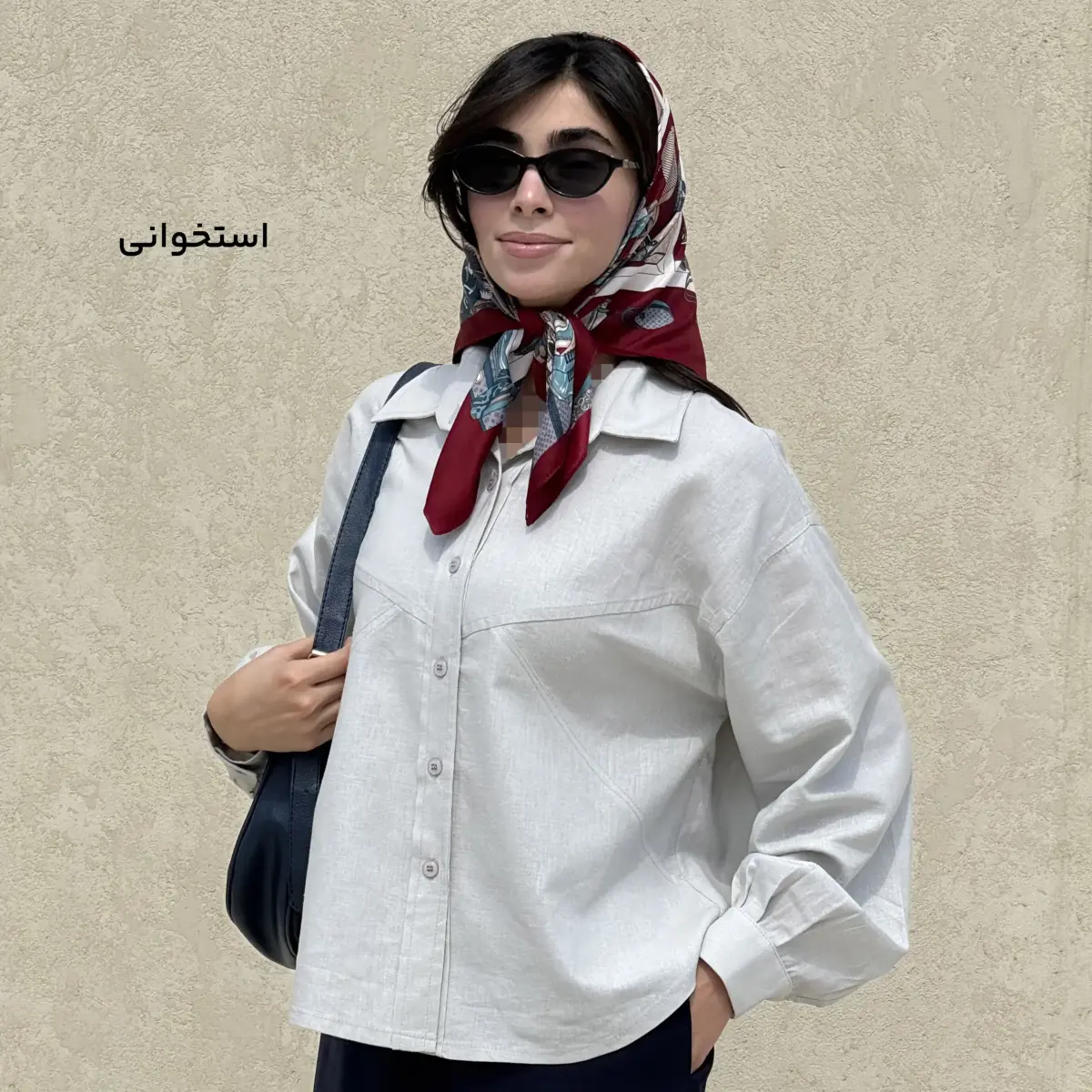 شومیز زنانه لینن ساده رنگی | آی بولک