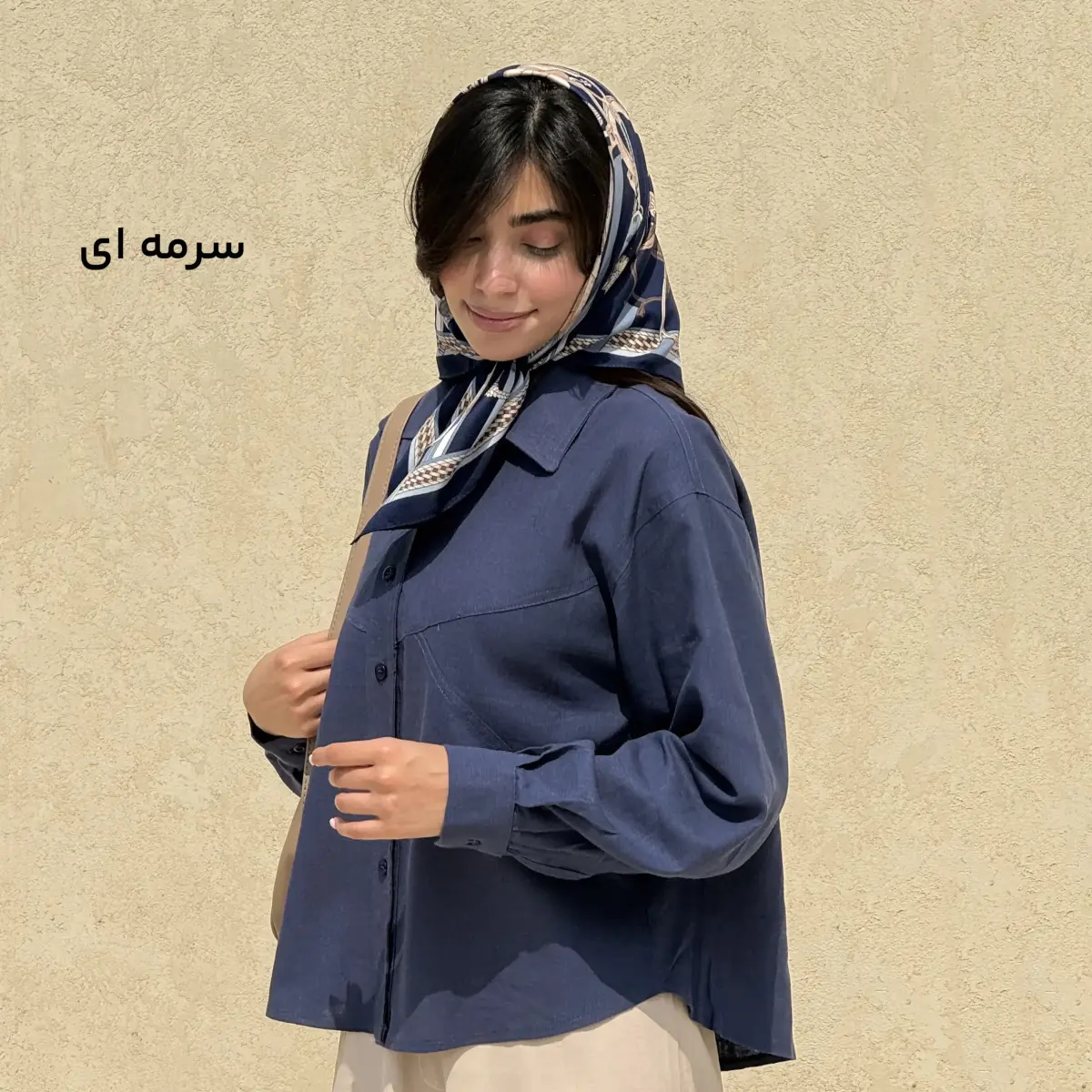 شومیز زنانه لینن ساده رنگی | آی بولک