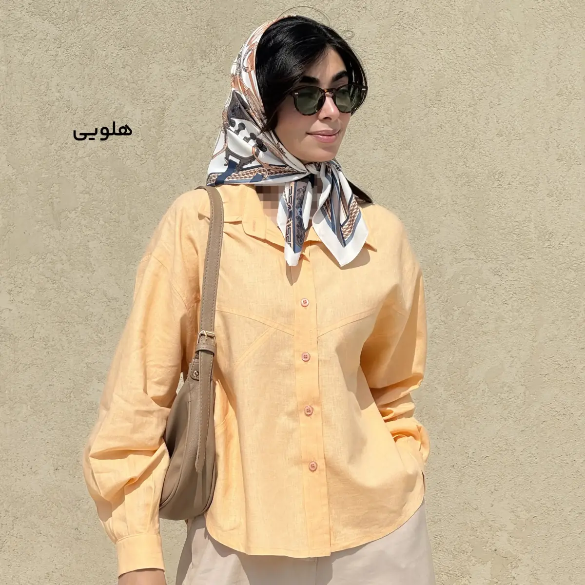 شومیز زنانه لینن ساده رنگی | آی بولک
