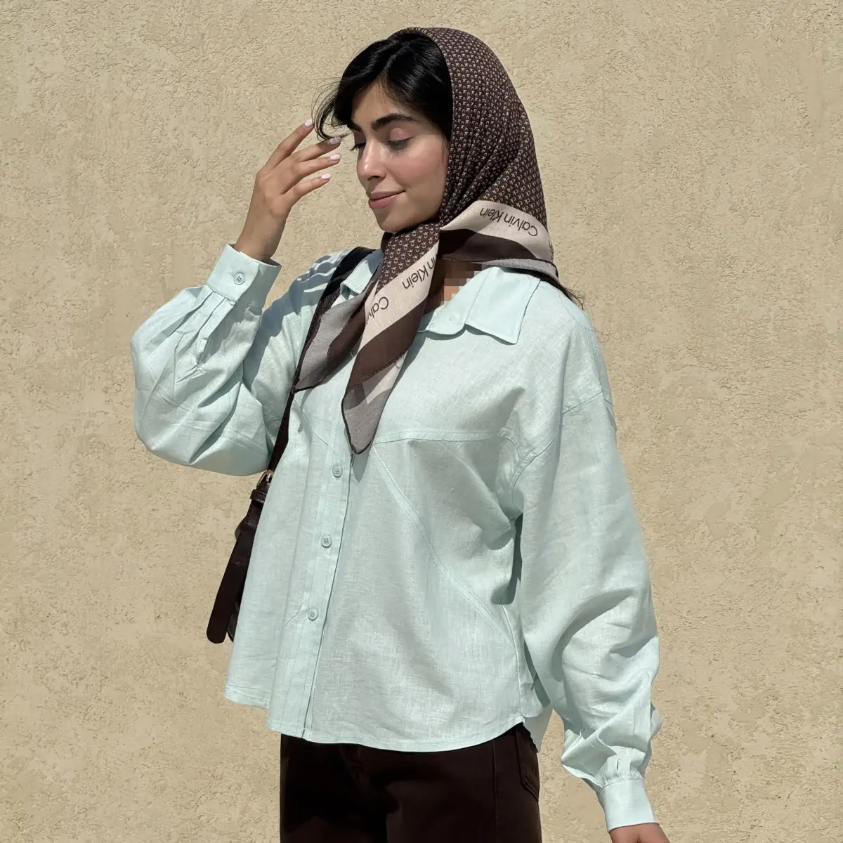 شومیز زنانه لینن ساده رنگی | آی بولک