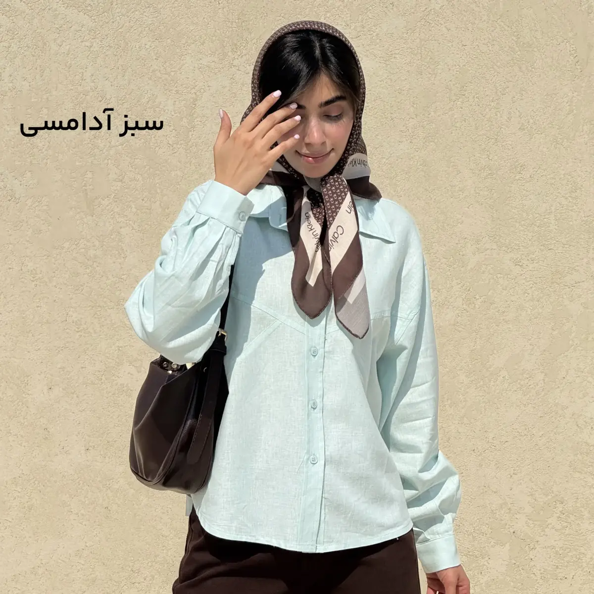 شومیز زنانه لینن ساده رنگی | آی بولک