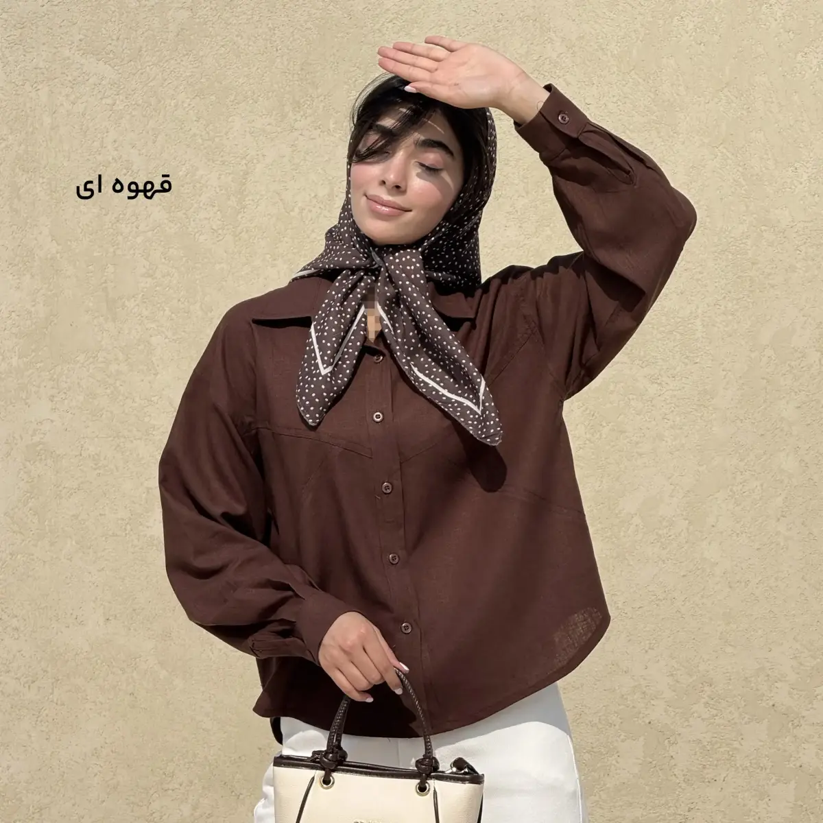 شومیز زنانه لینن ساده رنگی | آی بولک