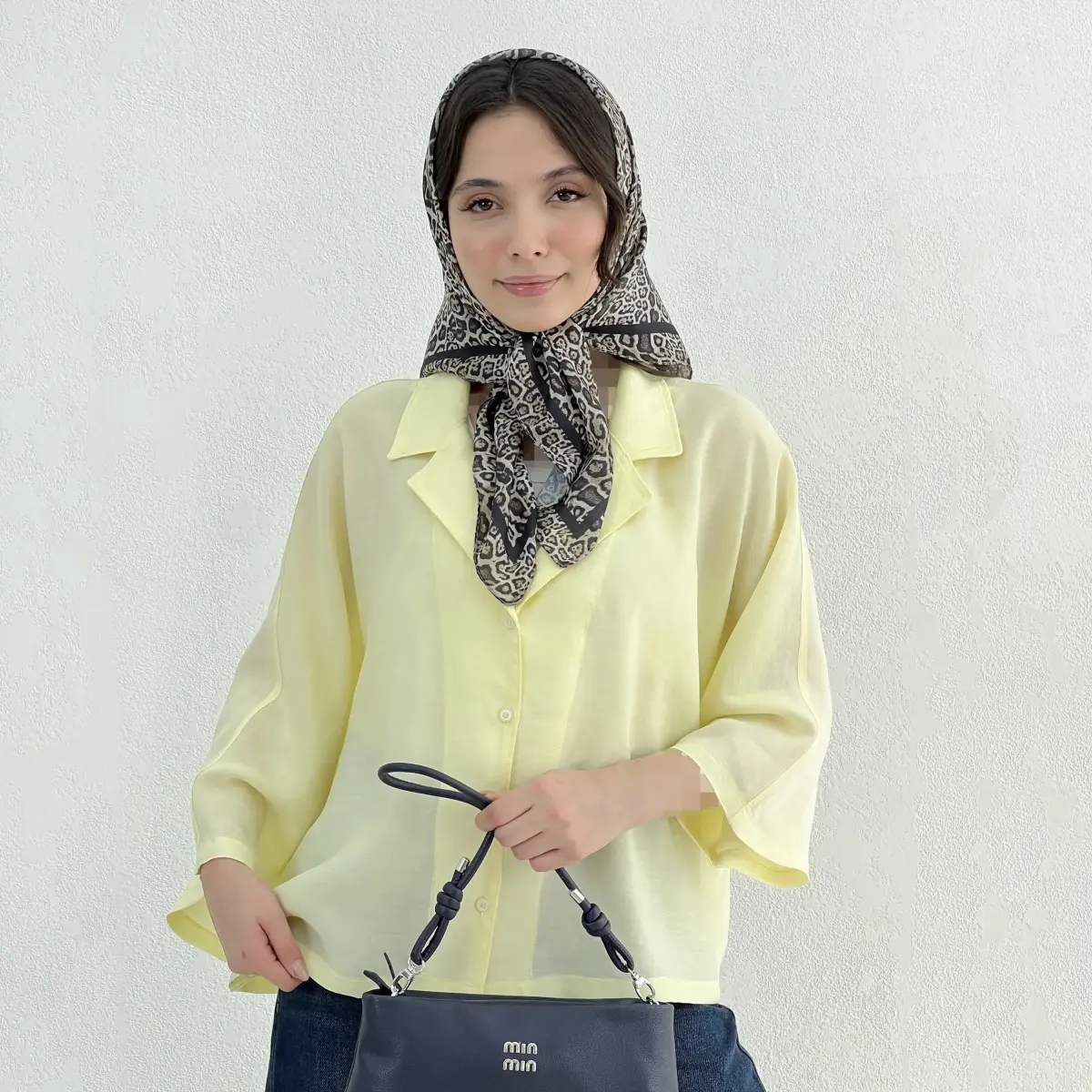 شومیز زنانه سیلک پری یقه انگلیسی | آی بولک