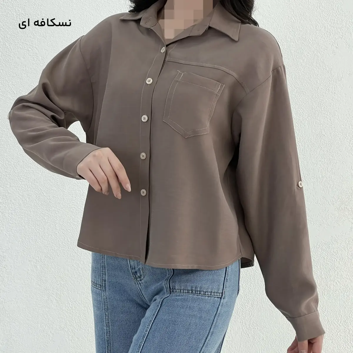 شومیز زنانه سیلک پشت باز | آی بولک