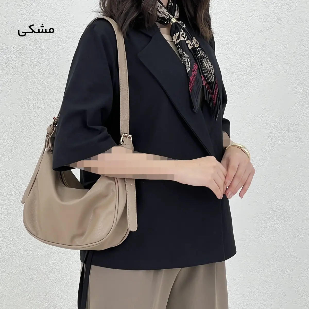 کت زنانه لینن آستین سه ربع | آی بولک