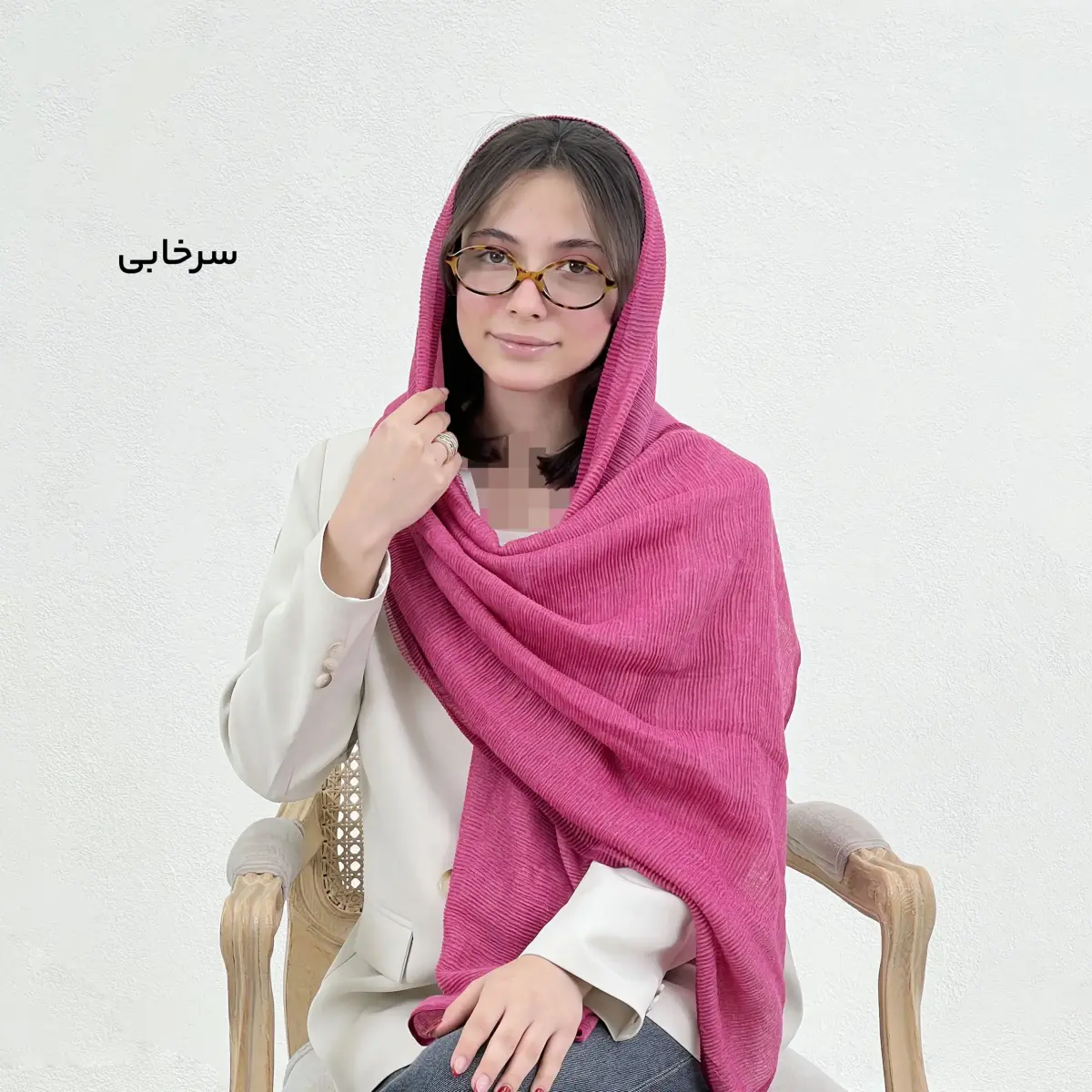 شال  زنانه پلیسه دورو | آی بولک