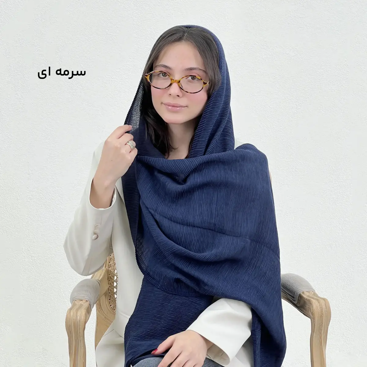 شال  زنانه پلیسه دورو | آی بولک