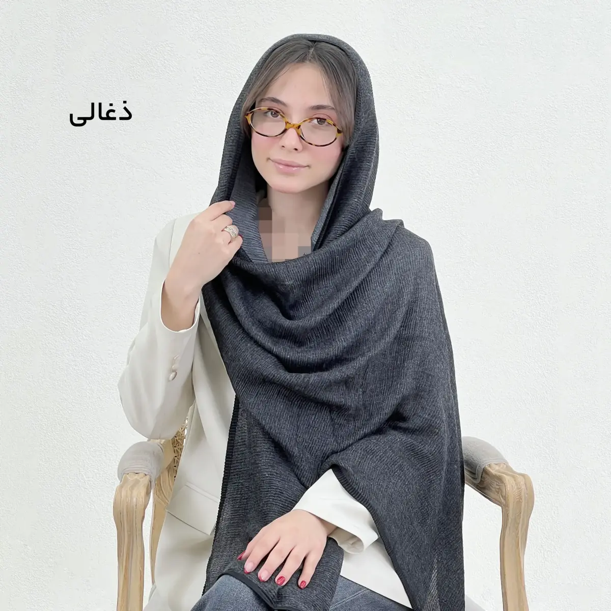 شال  زنانه پلیسه دورو | آی بولک