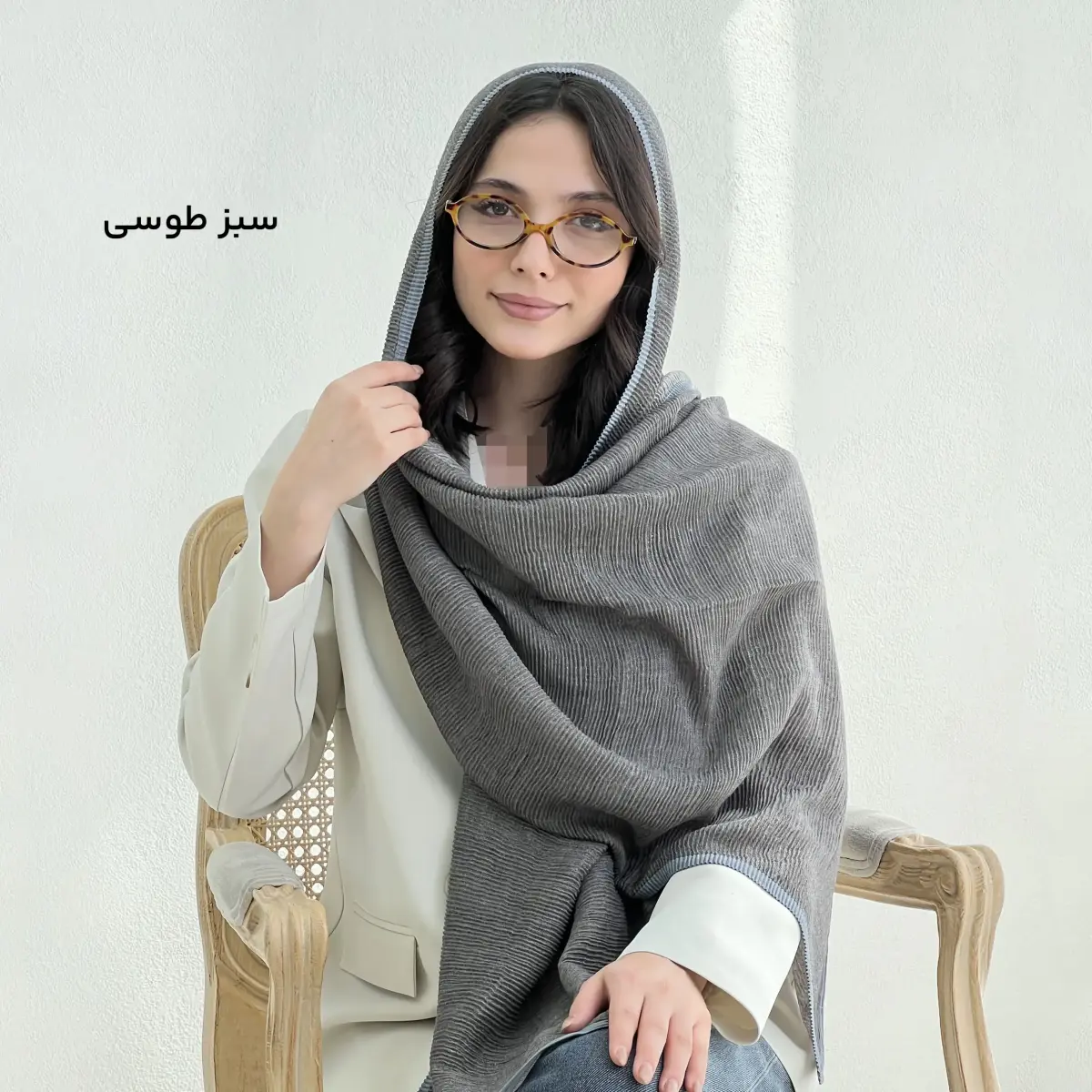 شال  زنانه پلیسه دورو | آی بولک