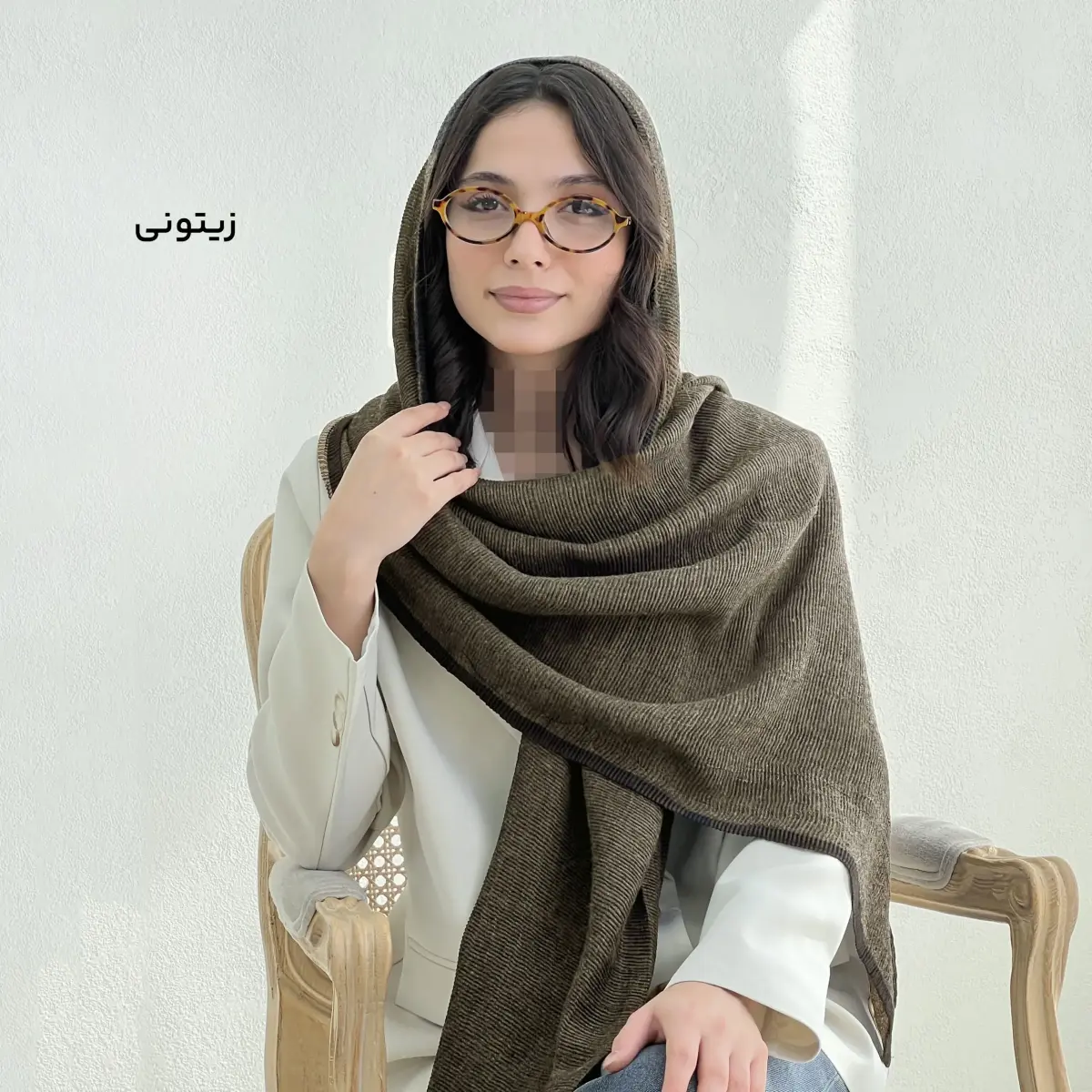 شال  زنانه پلیسه دورو | آی بولک