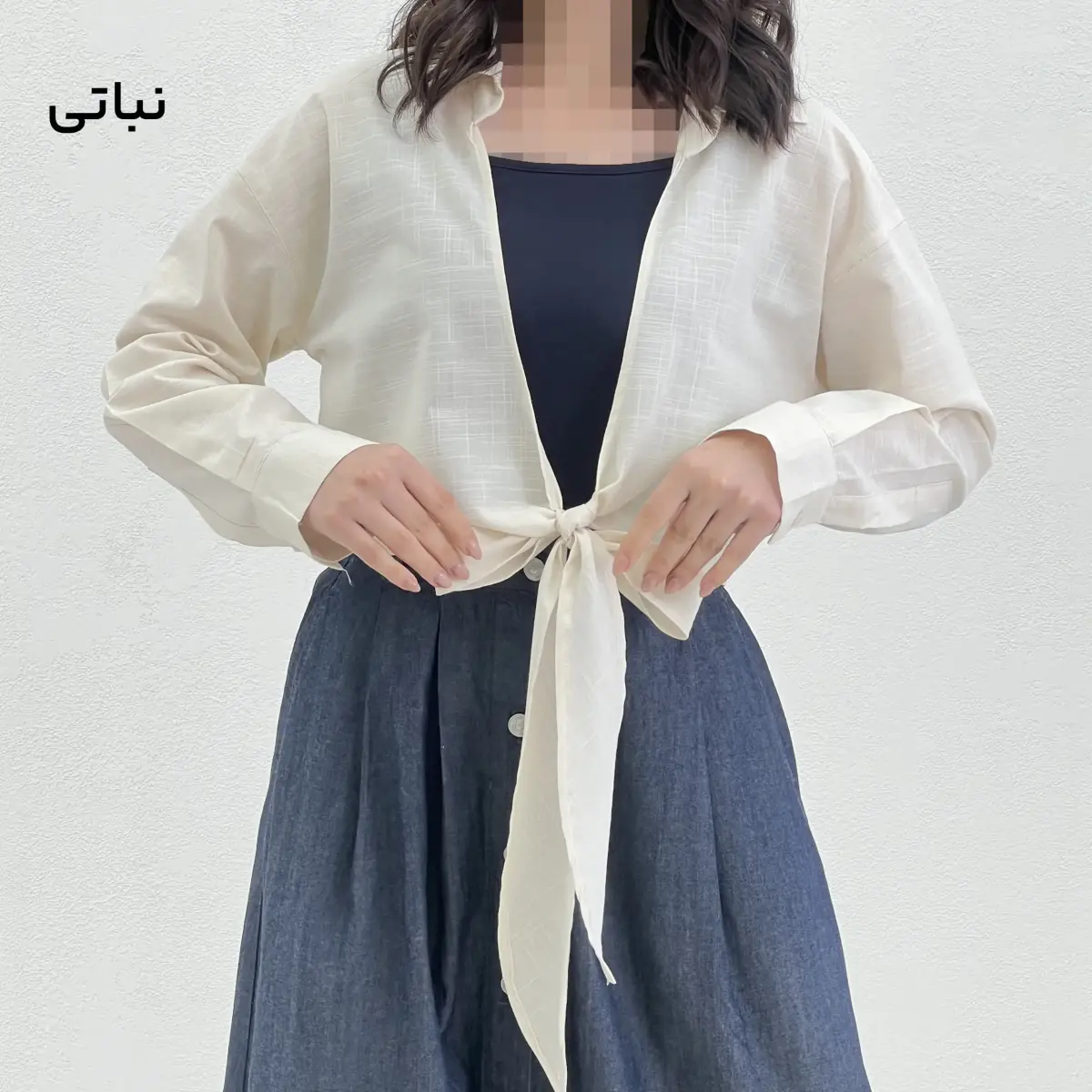 رویه جلو گره ای زنانه لینن | آی بولک