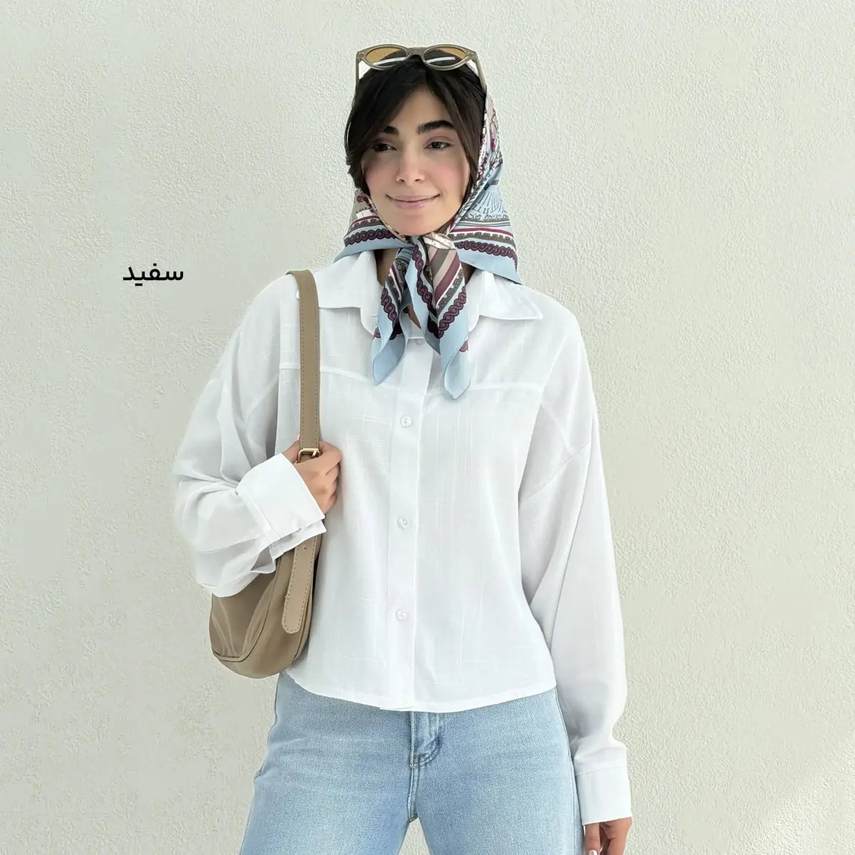 شومیز زنانه لینن زارا ساده رنگی | آی بولک