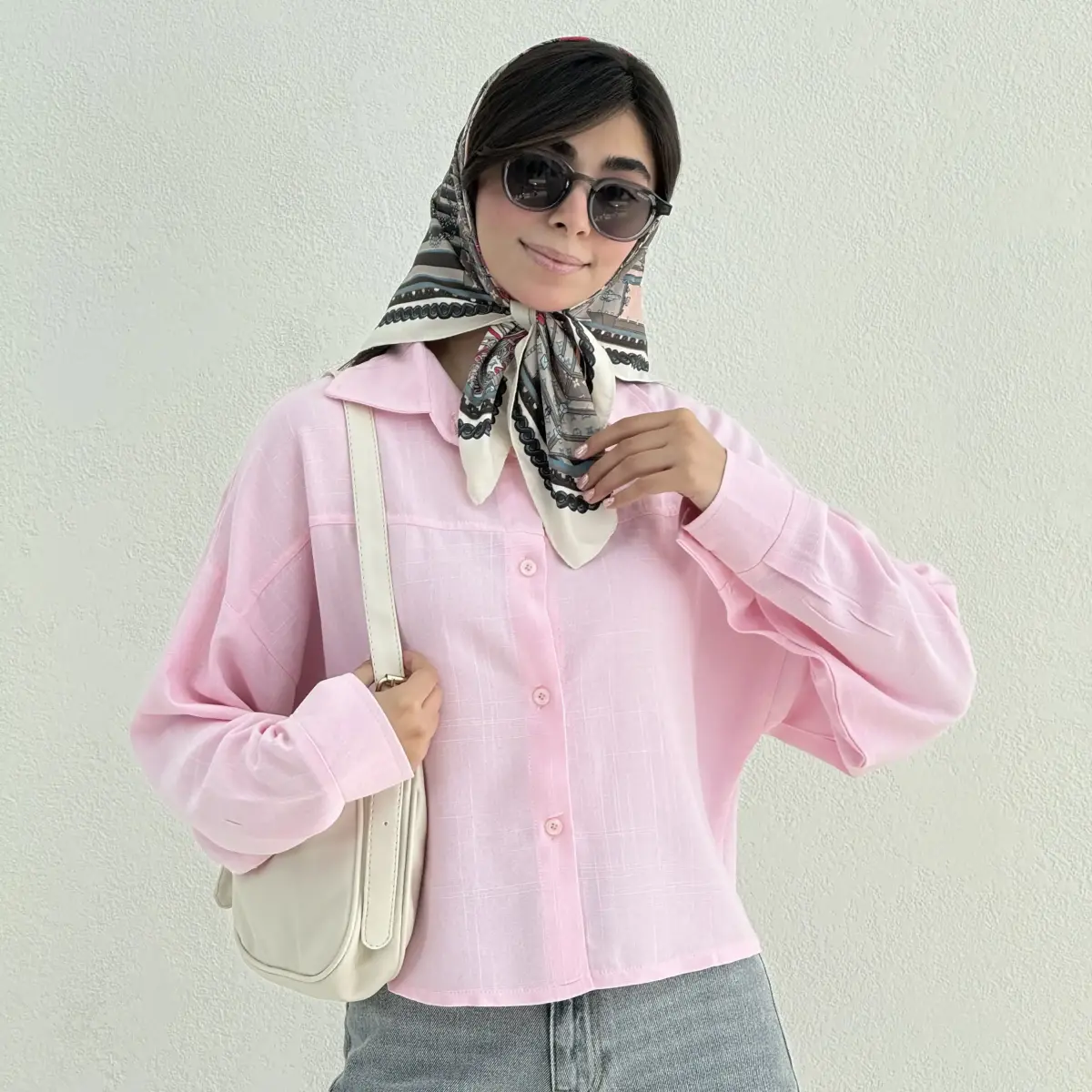 شومیز زنانه لینن زارا ساده رنگی | آی بولک