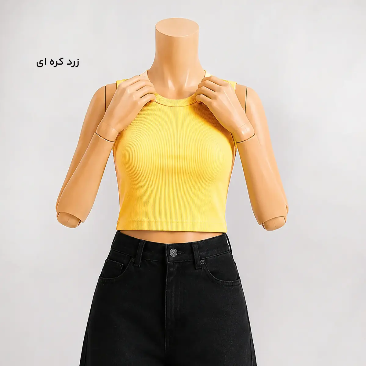 تاپ زنانه فانریپ رنگی ساده | آی بولک