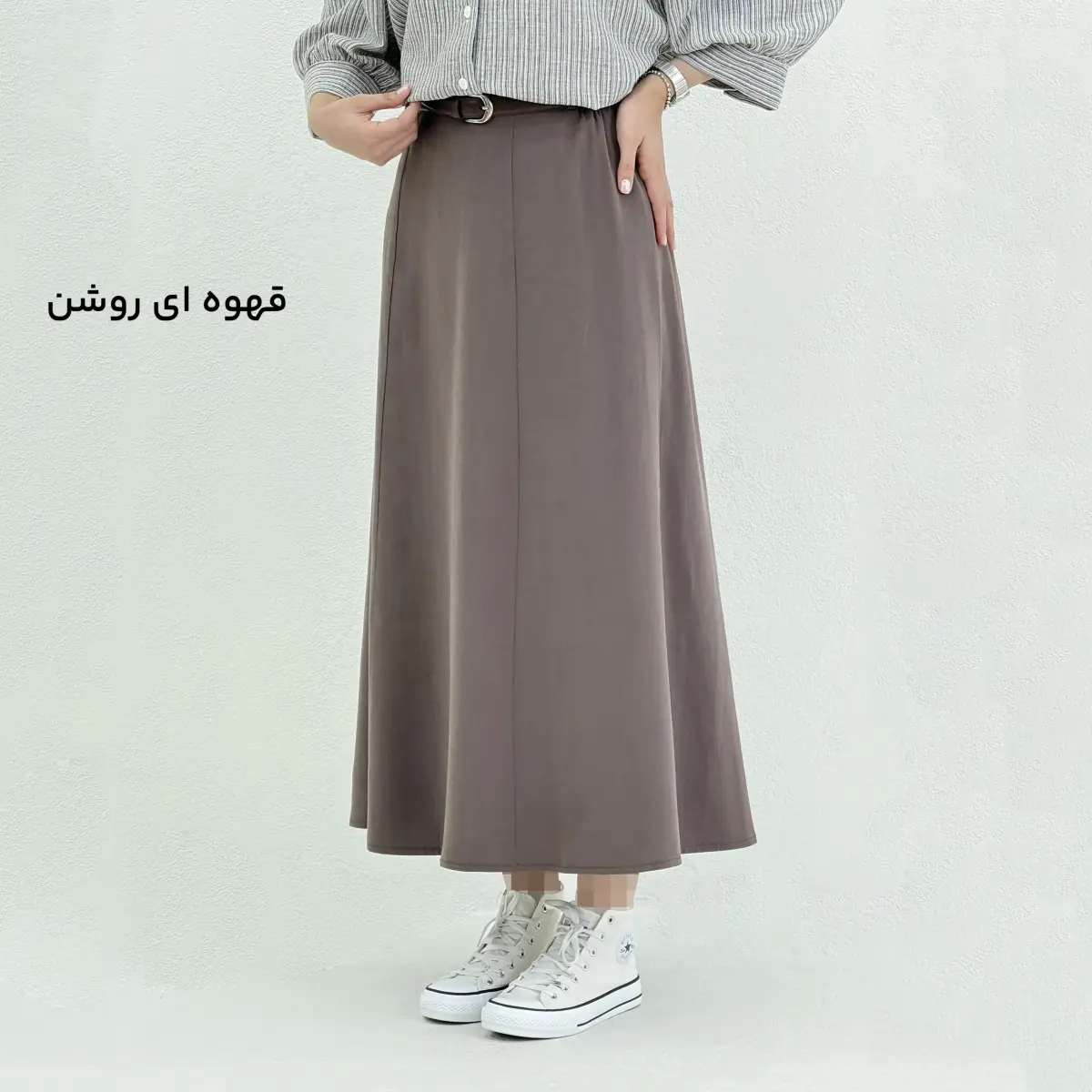 دامن زنانه نیم کلوش سیلک | آی بولک