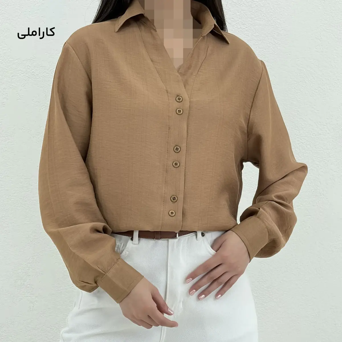 شومیز زنانه کرسپو دو دکمه | آی بولک