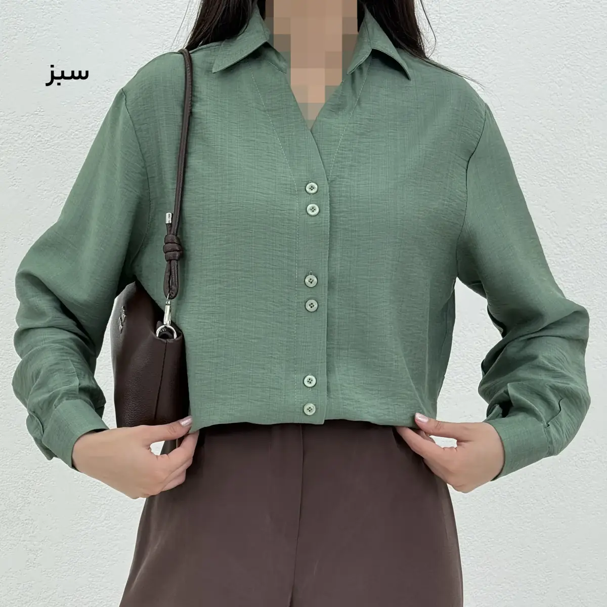 شومیز زنانه کرسپو دو دکمه | آی بولک