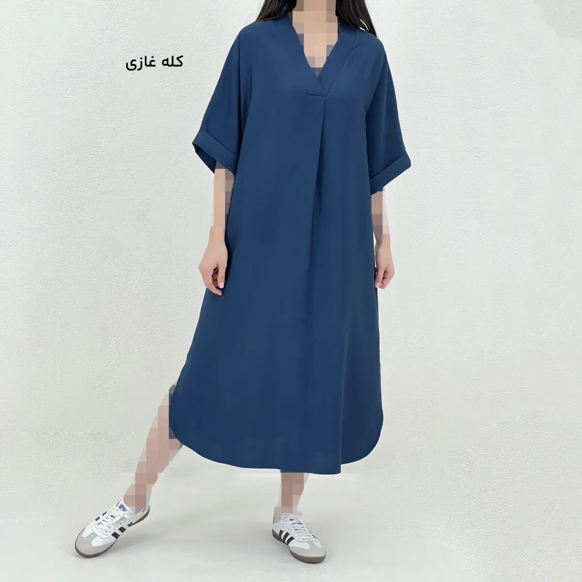 پیراهن زنانه سیلک کمربند دار | آی بولک
