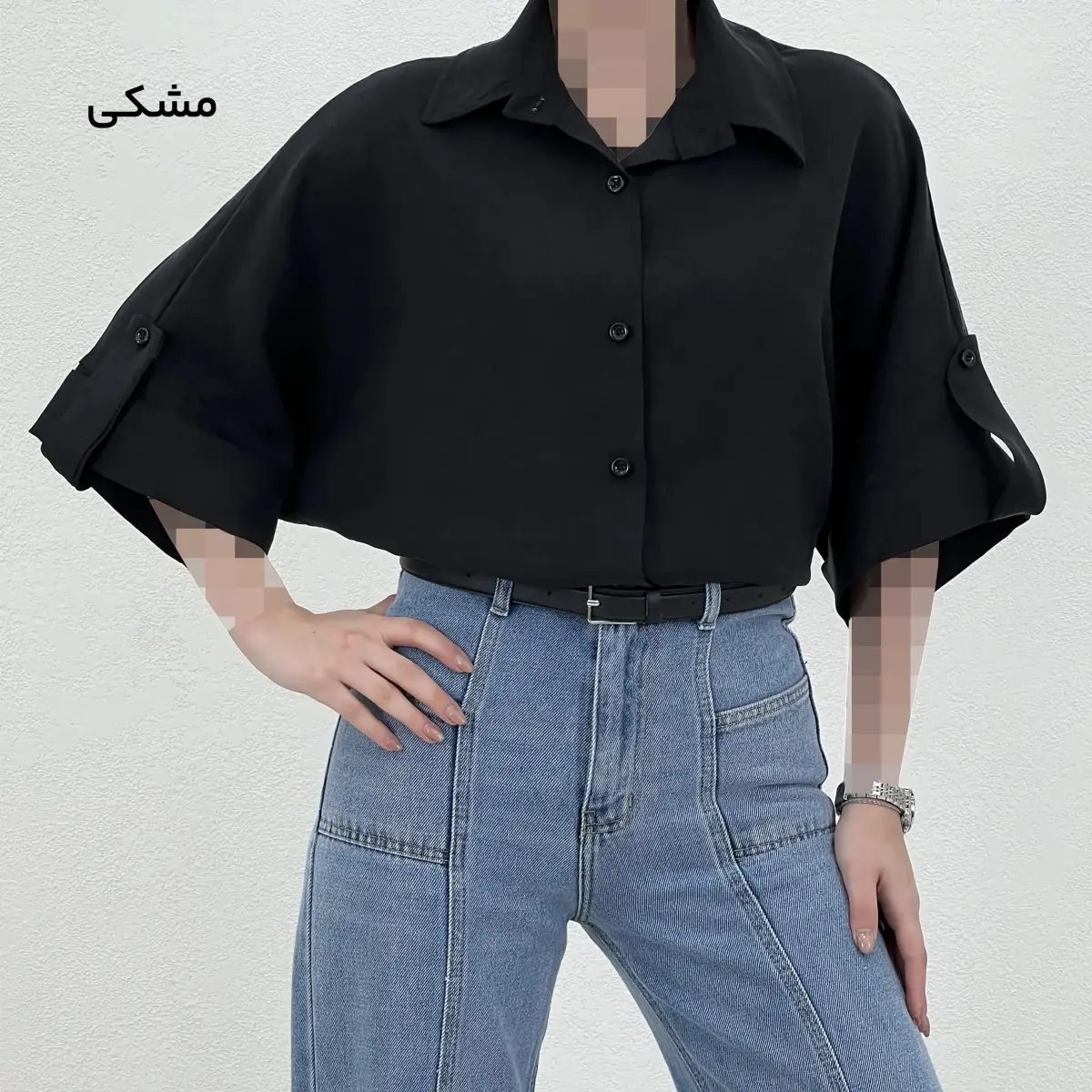 شومیز زنانه پری آستین کیمونو | آی بولک