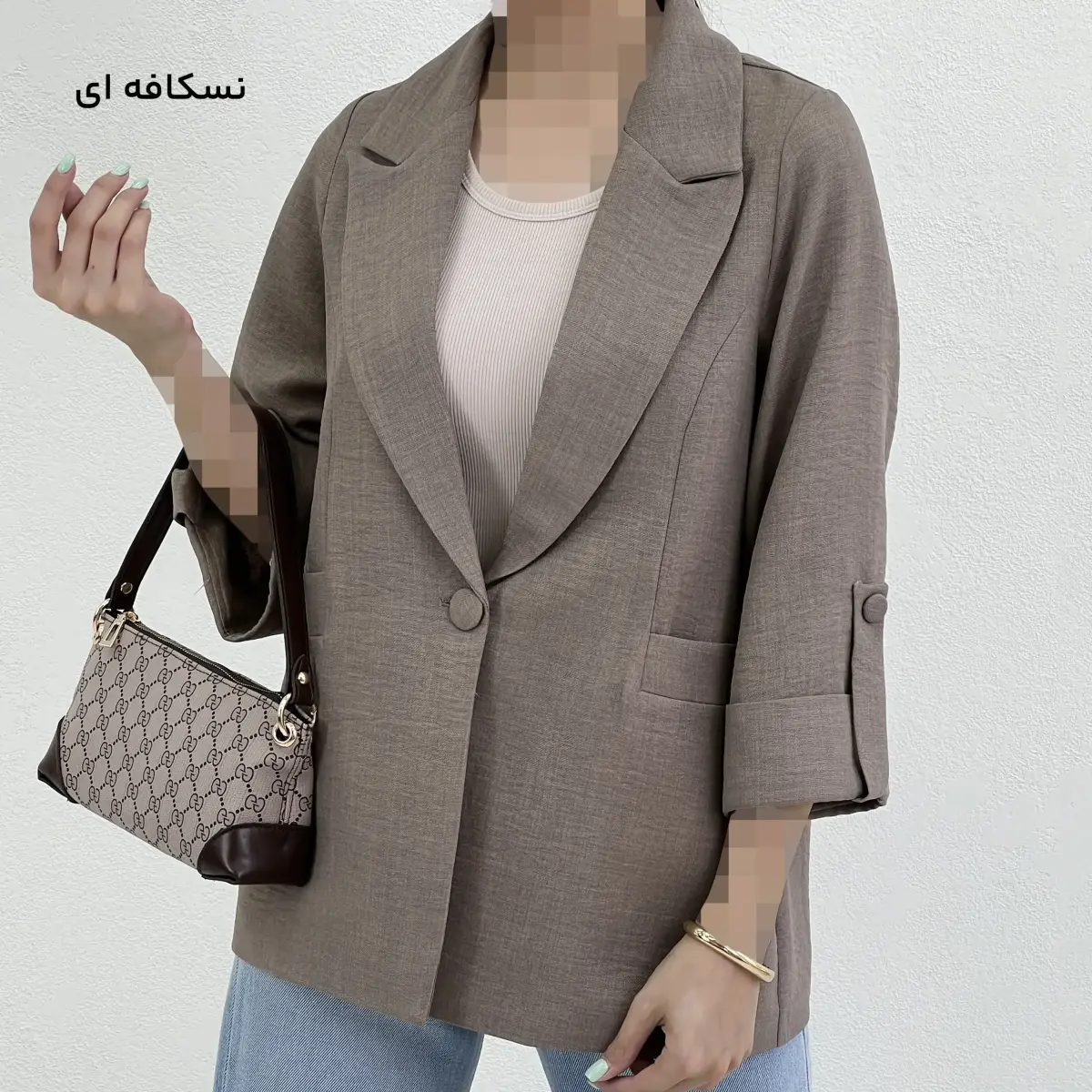 کت شانتون زنانه تک دکمه | آی بولک