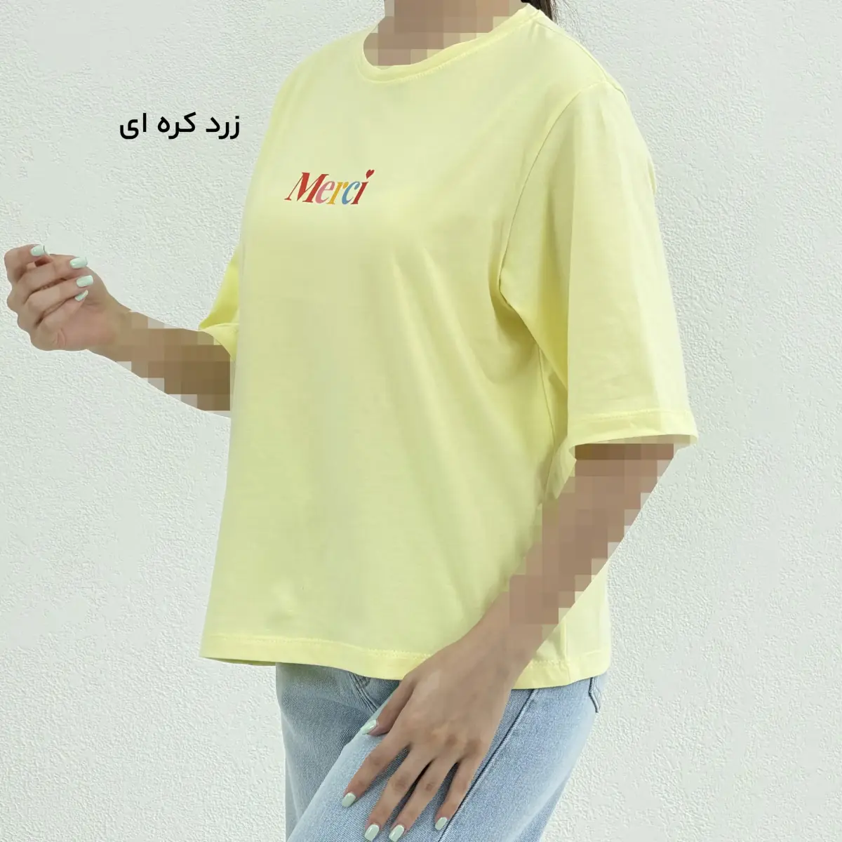 تیشرت زنانه نخ و پنبه Merci | آی بولک